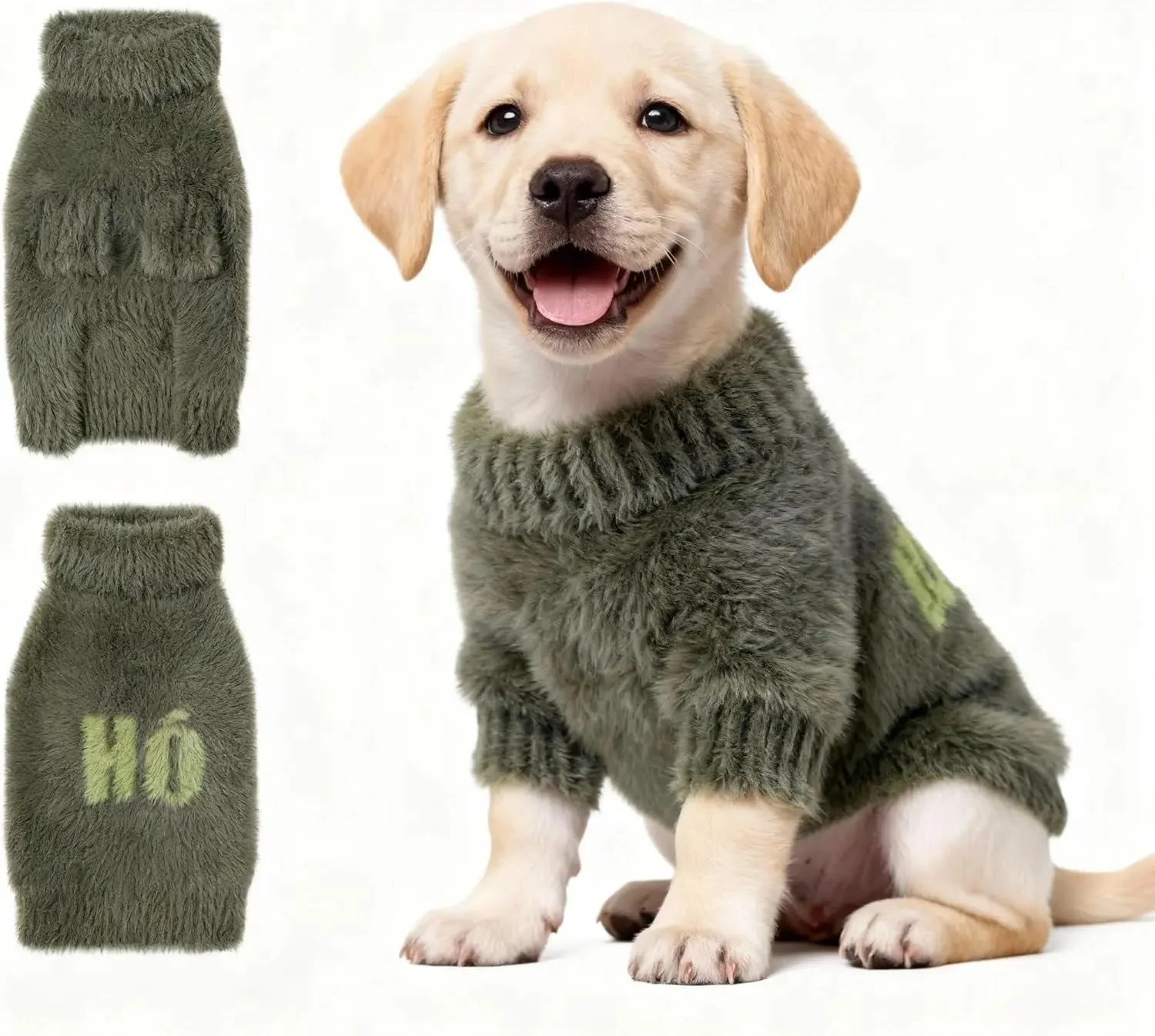 Small Dog Warm Turtleneck Cable Knit Sweater Thermal Pullover All Colors - Image 21