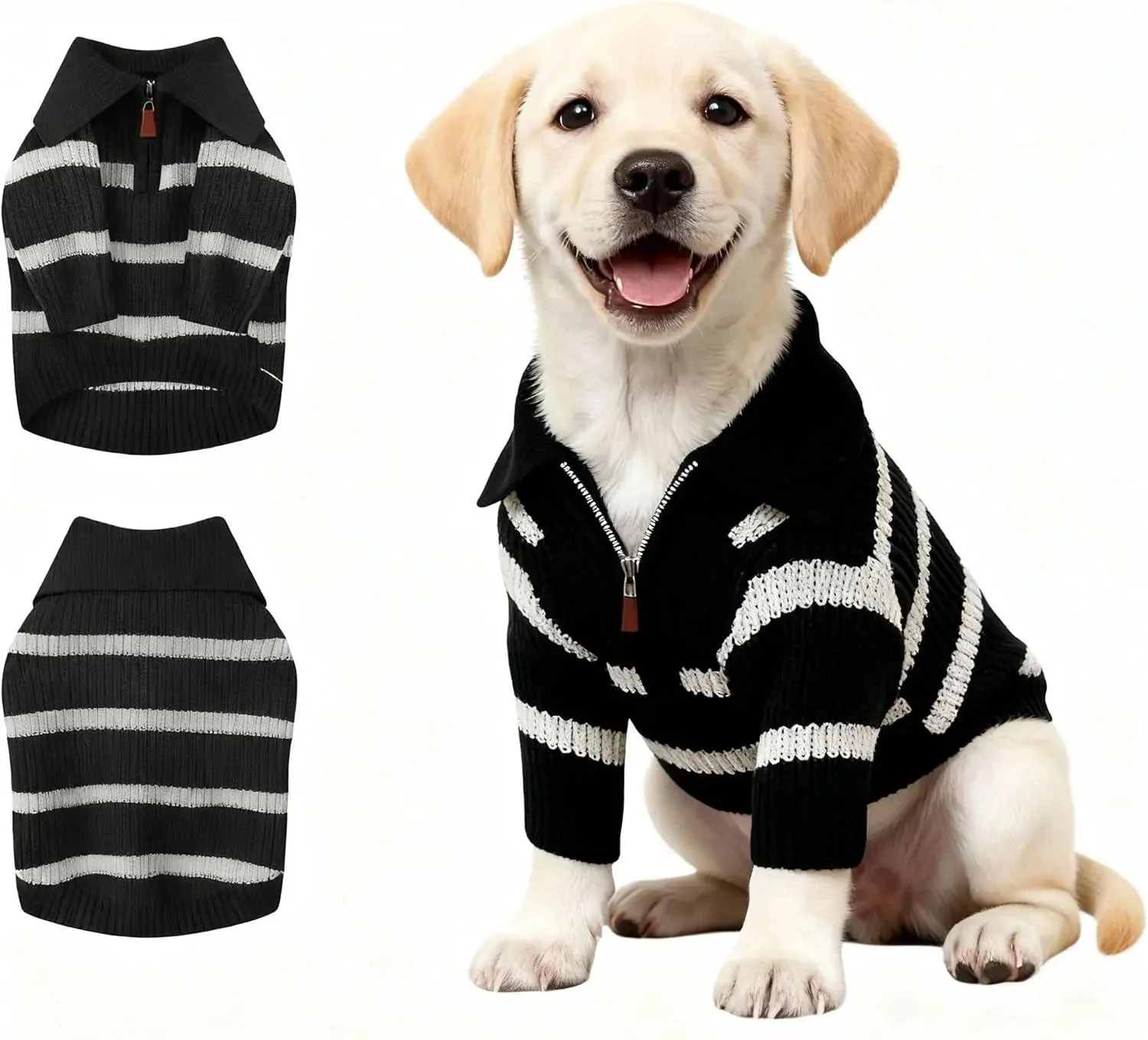 Small Dog Warm Turtleneck Cable Knit Sweater Thermal Pullover All Colors - Image 43