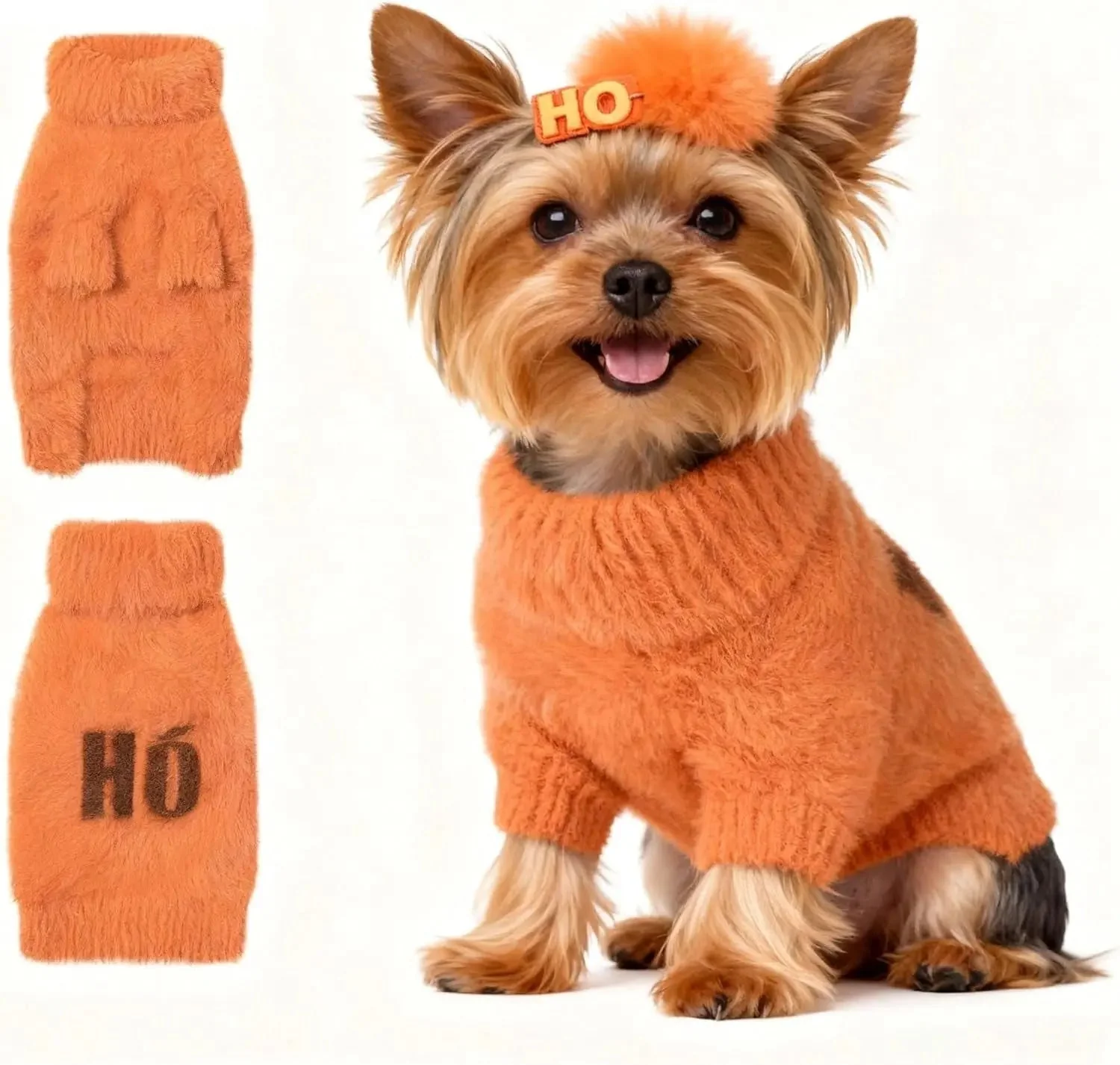 Small Dog Warm Turtleneck Cable Knit Sweater Thermal Pullover All Colors - Image 54
