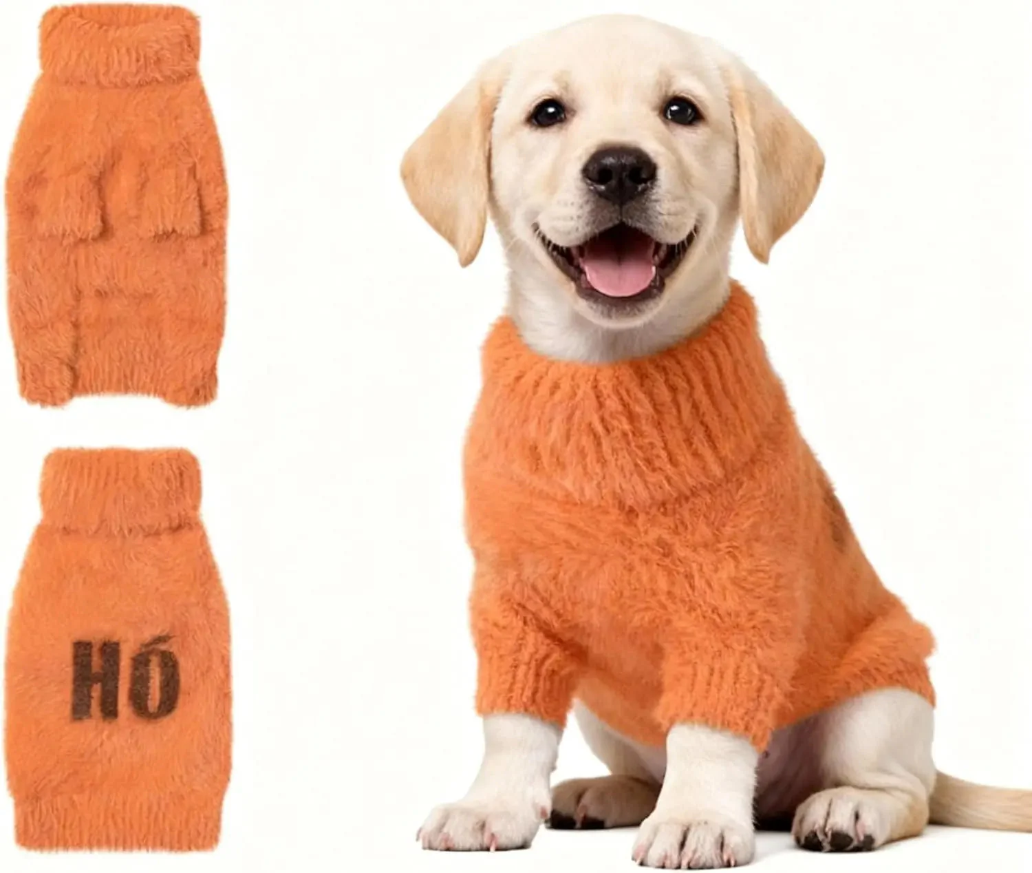 Small Dog Warm Turtleneck Cable Knit Sweater Thermal Pullover All Colors - Image 59