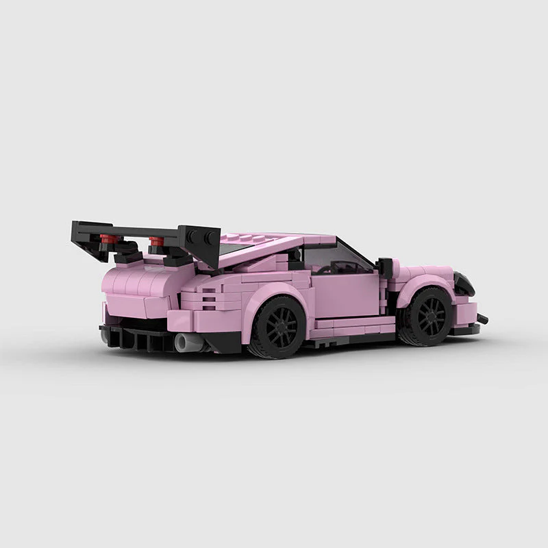 Small Particle Children Education Toy Car Racing Model MOC Building Blocks - Image 3