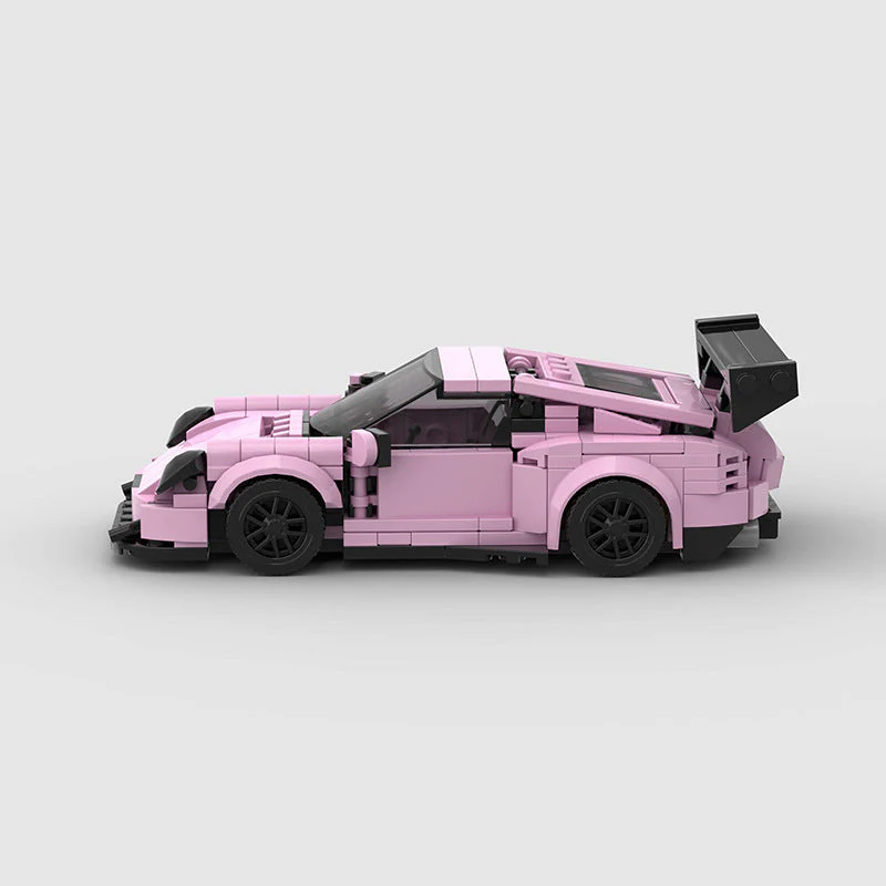 Small Particle Children Education Toy Car Racing Model MOC Building Blocks - Image 4