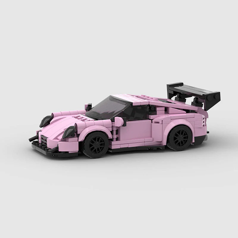 Small Particle Children Education Toy Car Racing Model MOC Building Blocks - Image 5