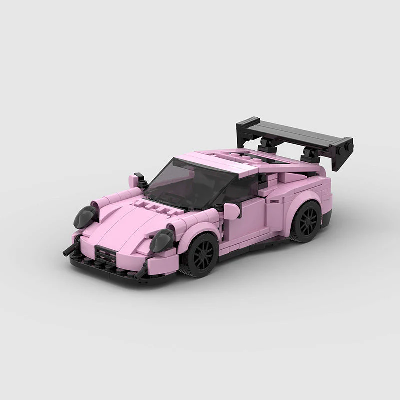 Small Particle Children Education Toy Car Racing Model MOC Building Blocks - Image 7