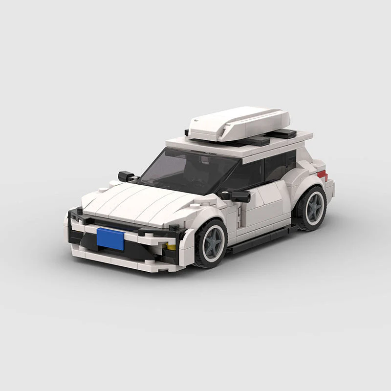 Small Particle Moc City Vehicle Race Model Puzzle - Image 11