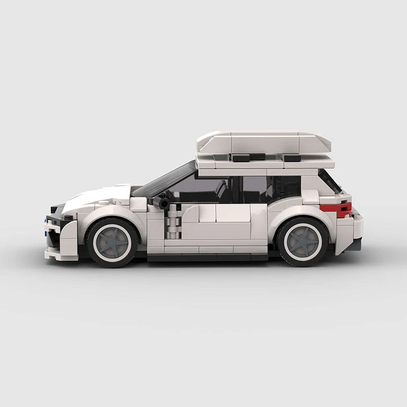 Small Particle Moc City Vehicle Race Model Puzzle - Image 3