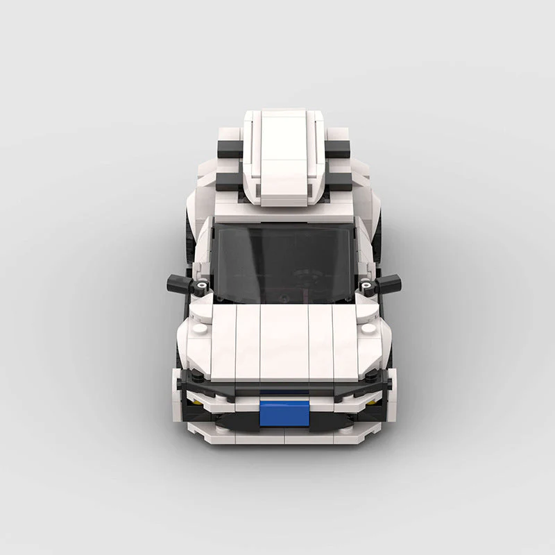 Small Particle Moc City Vehicle Race Model Puzzle - Image 4