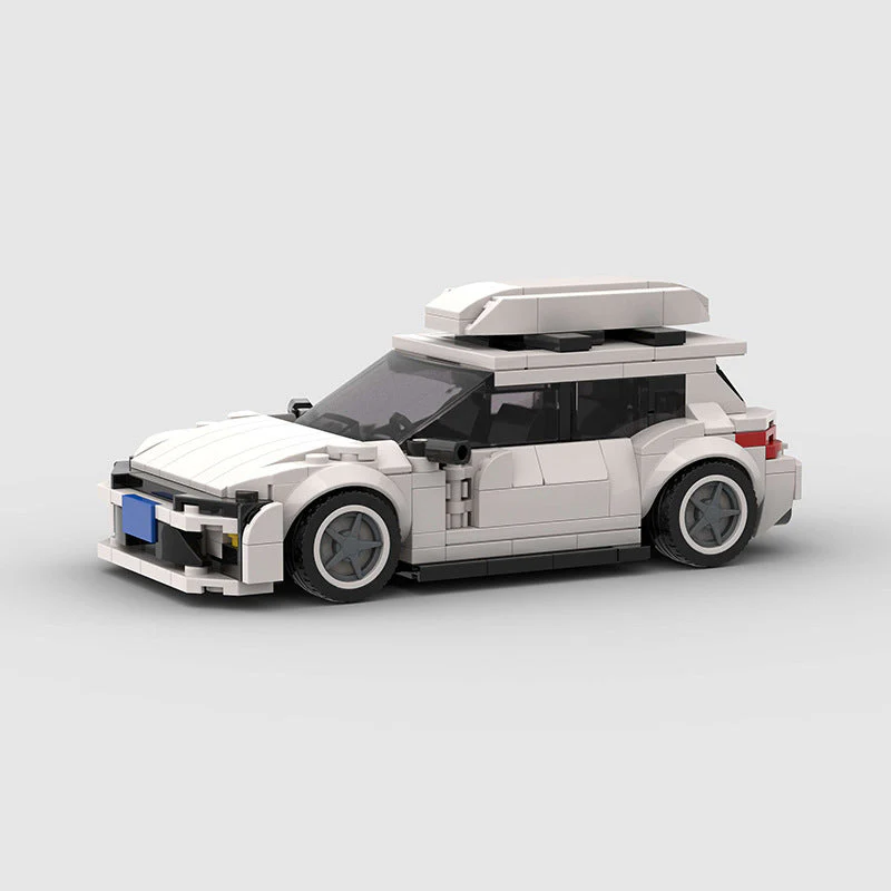 Small Particle Moc City Vehicle Race Model Puzzle - Image 5