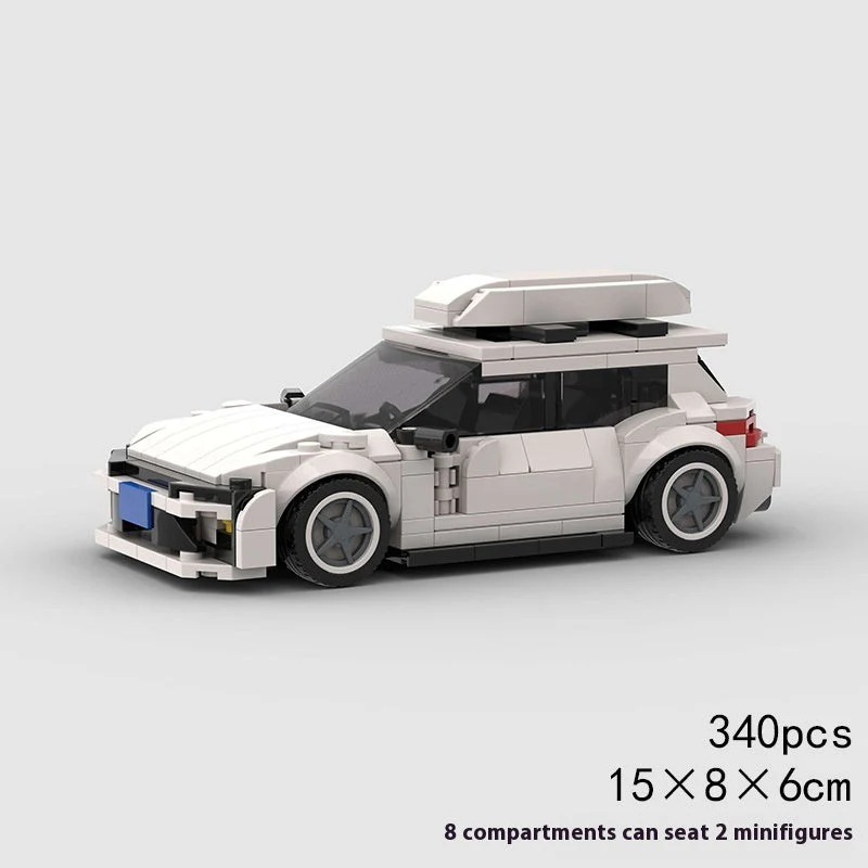 Small Particle Moc City Vehicle Race Model Puzzle - Image 6