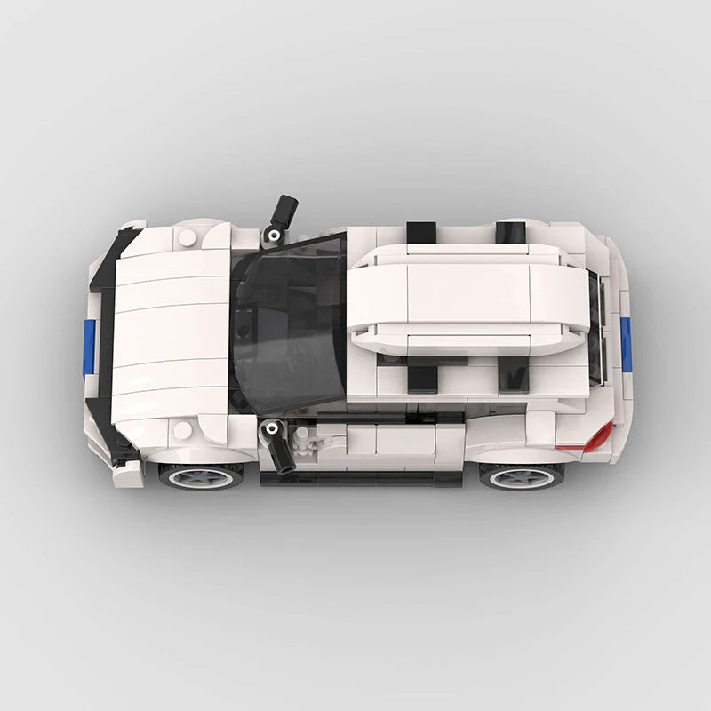 Small Particle Moc City Vehicle Race Model Puzzle - Image 8