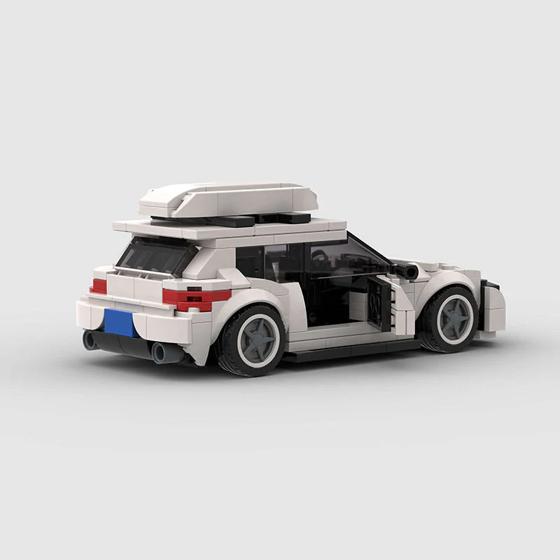 Small Particle Moc City Vehicle Race Model Puzzle - Image 9