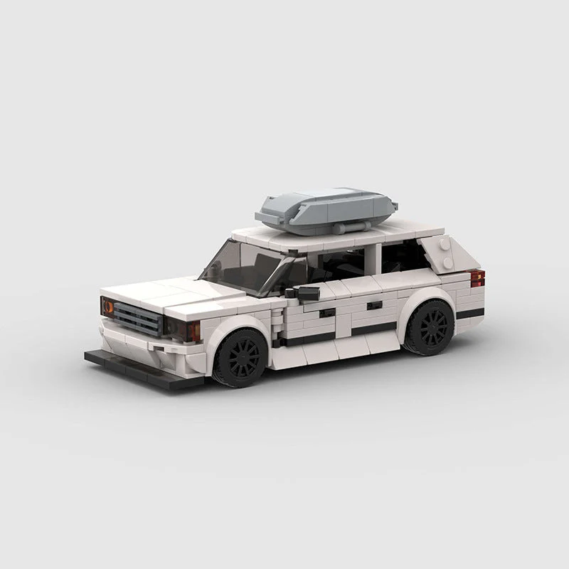 Small Particles Travel Racing Model Puzzle Assembled Children's Building Blocks Toys - Image 4