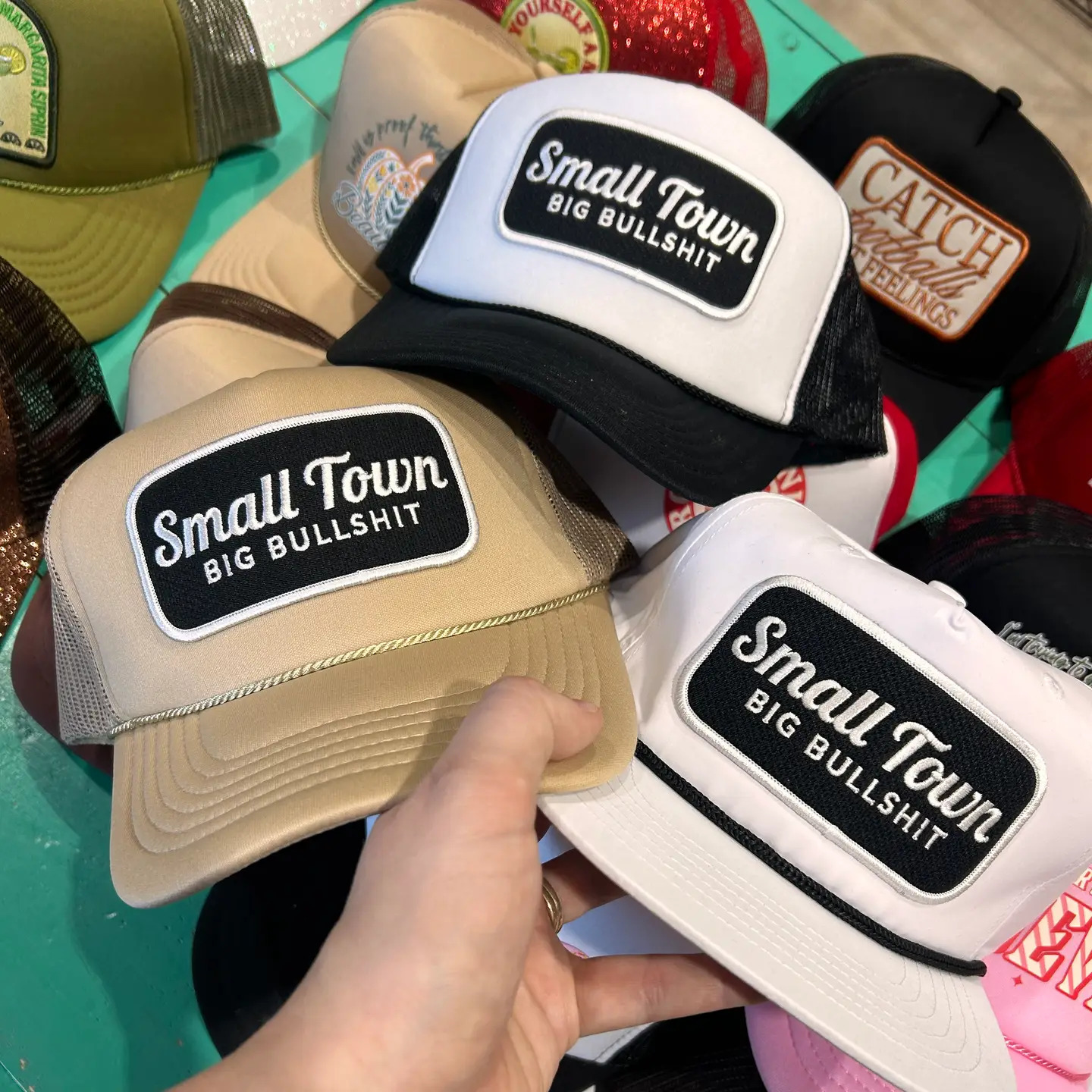 Small Town Big Bullshit Trucker - Image 3
