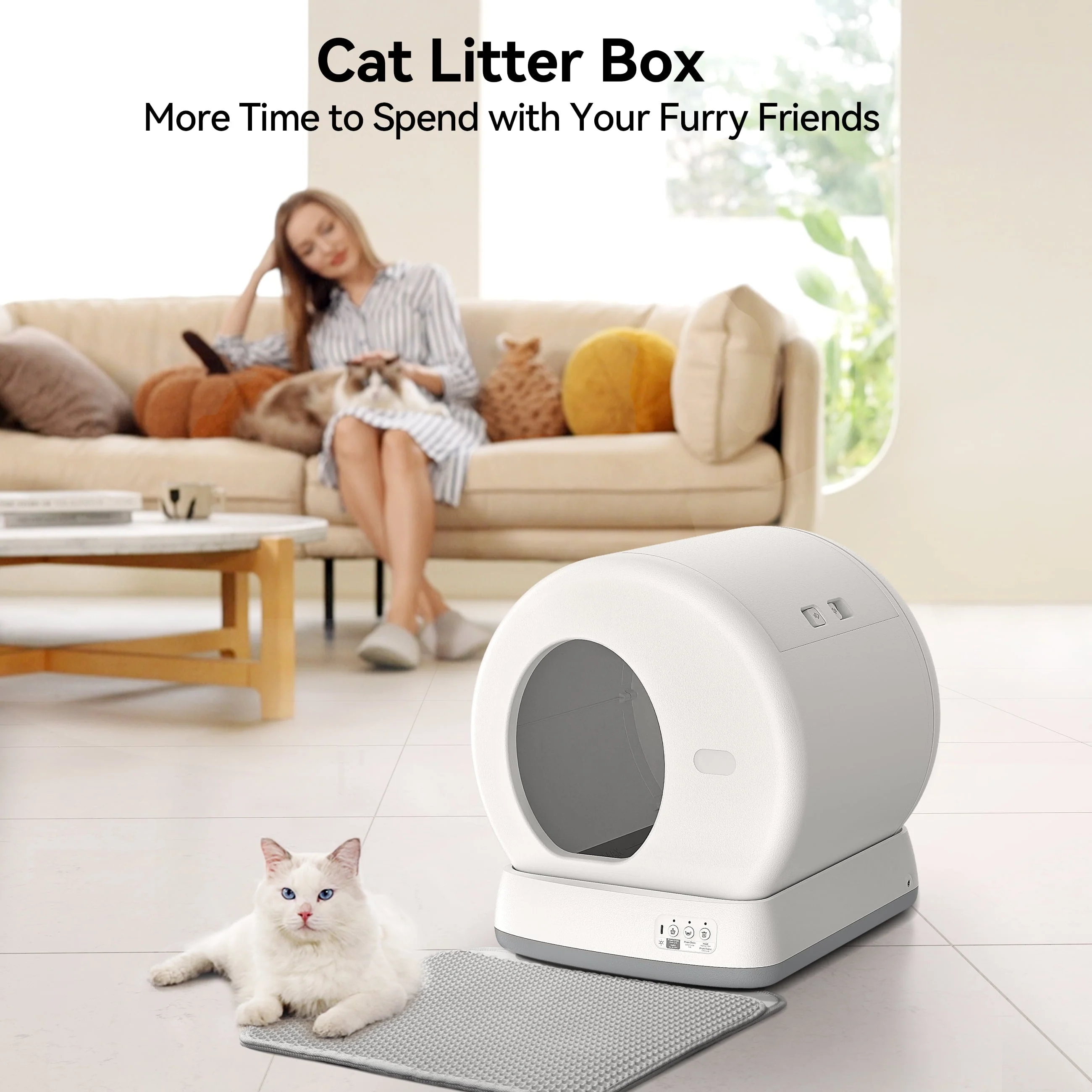 Smart Automatic Self-Cleaning Cat Litter Box - Image 6