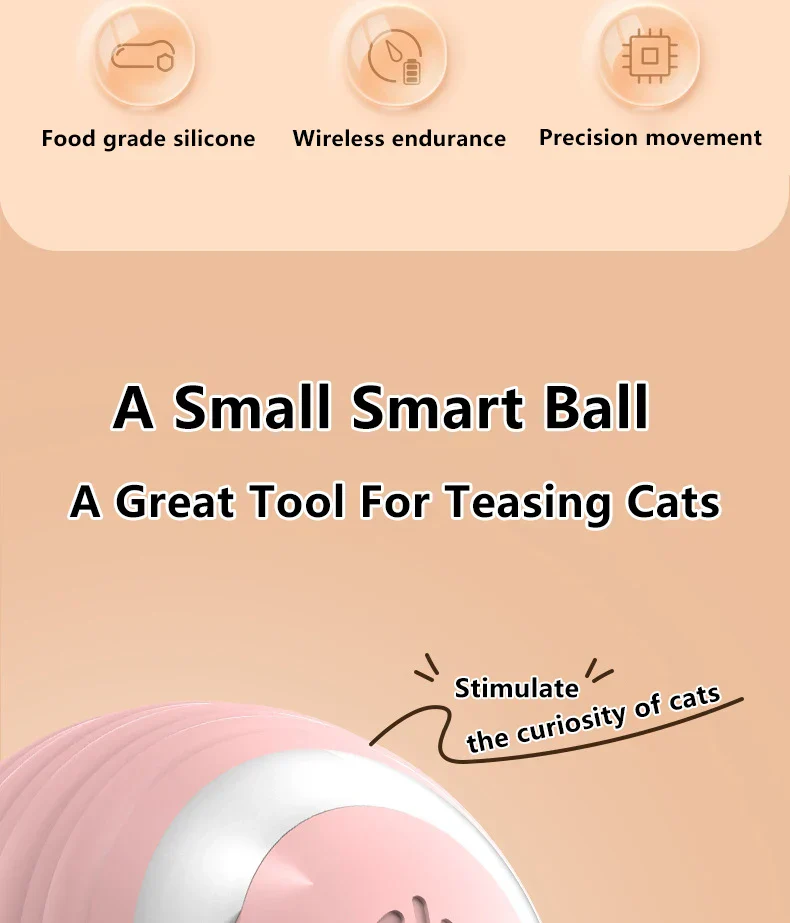 Smart Cat Toy Ball: Auto-Rolling for Active Play - Image 10