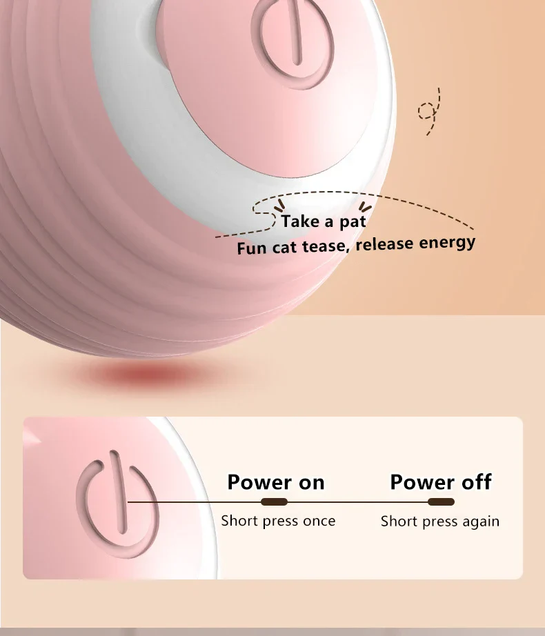 Smart Cat Toy Ball: Auto-Rolling for Active Play - Image 11