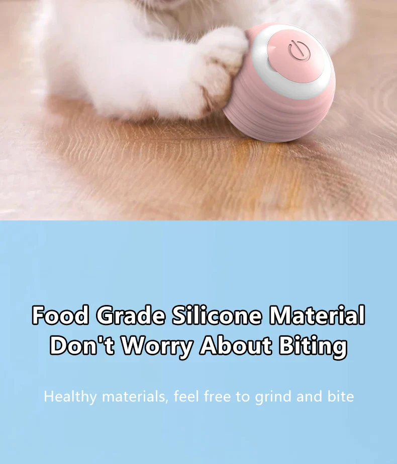 Smart Cat Toy Ball: Auto-Rolling for Active Play - Image 16