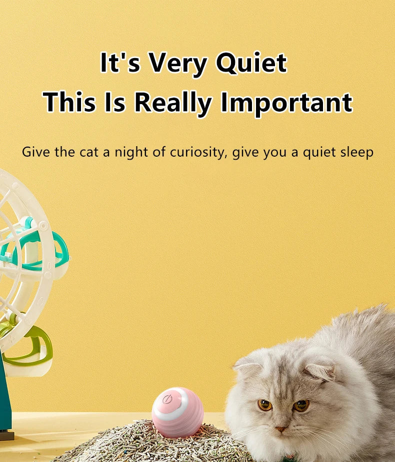 Smart Cat Toy Ball: Auto-Rolling for Active Play - Image 18