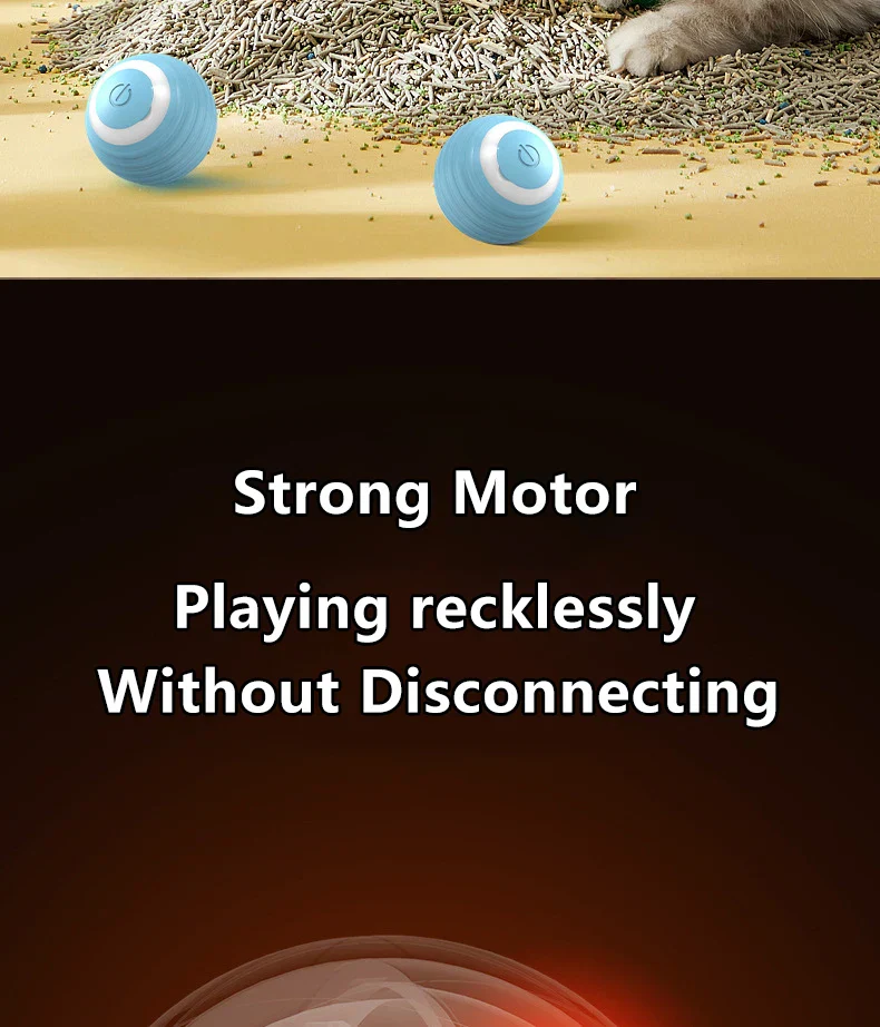 Smart Cat Toy Ball: Auto-Rolling for Active Play - Image 19