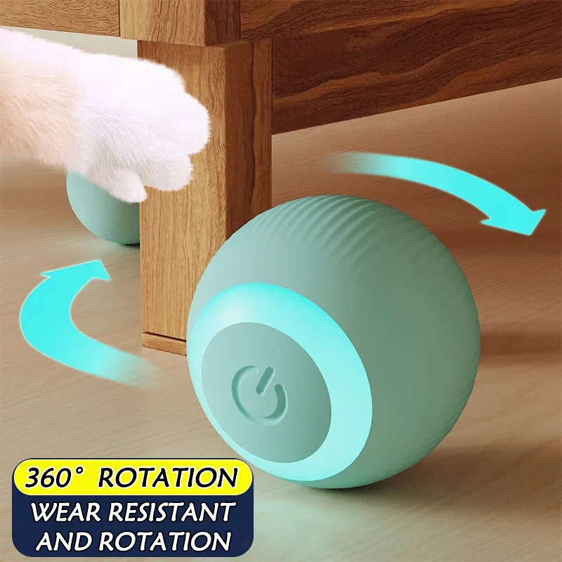 Smart Cat Toy Ball: Auto-Rolling for Active Play - Image 2