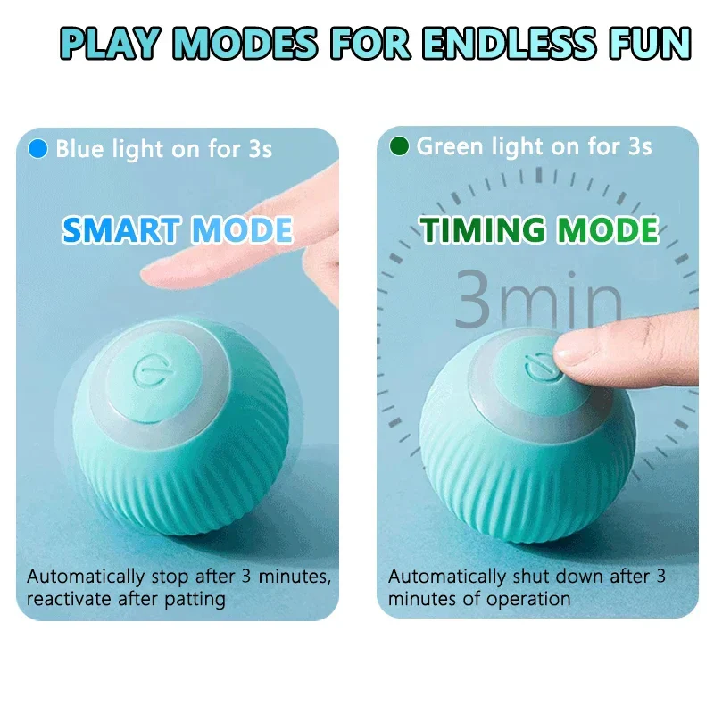 Smart Cat Toy Ball: Auto-Rolling for Active Play - Image 6