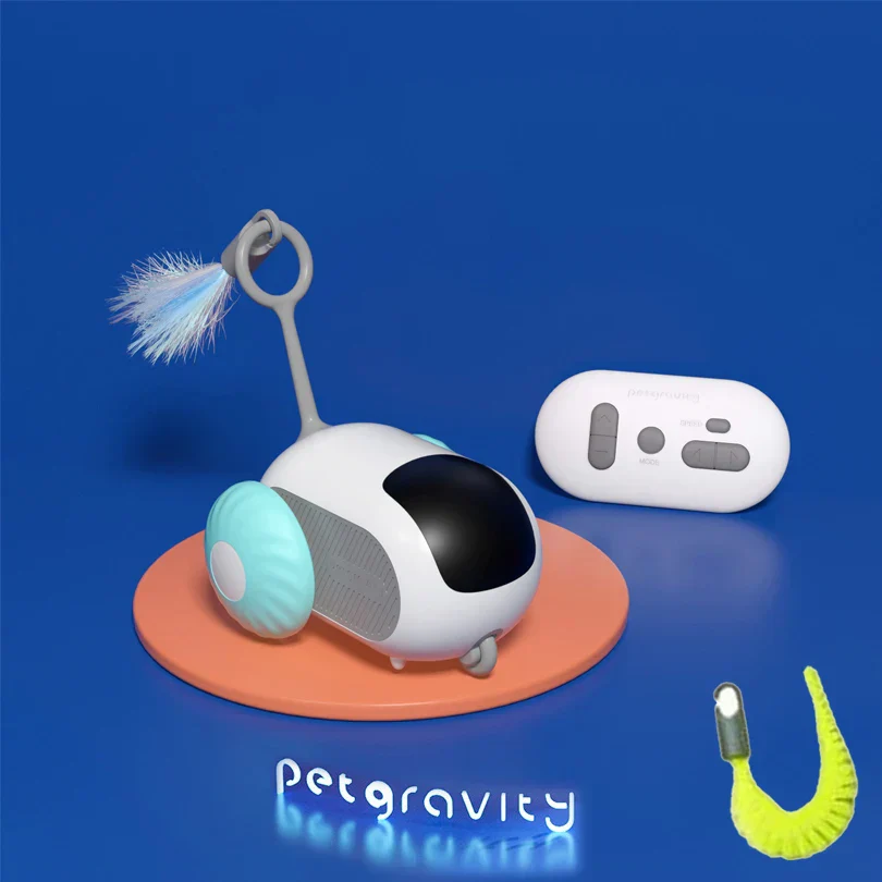 Smart Interactive Pet Car Toy – Remote Moving Toy for Cats & Dogs - Image 6