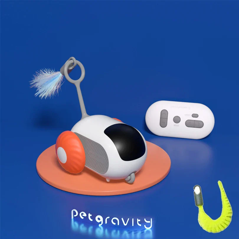 Smart Interactive Pet Car Toy – Remote Moving Toy for Cats & Dogs - Image 7