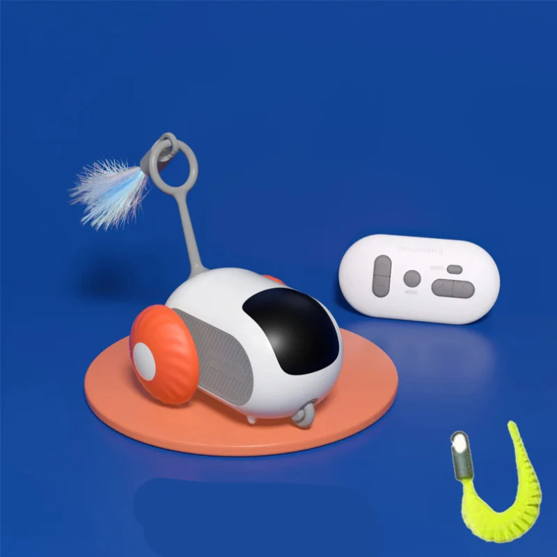 Smart Interactive Pet Car Toy – Remote Moving Toy for Cats & Dogs - Image 9