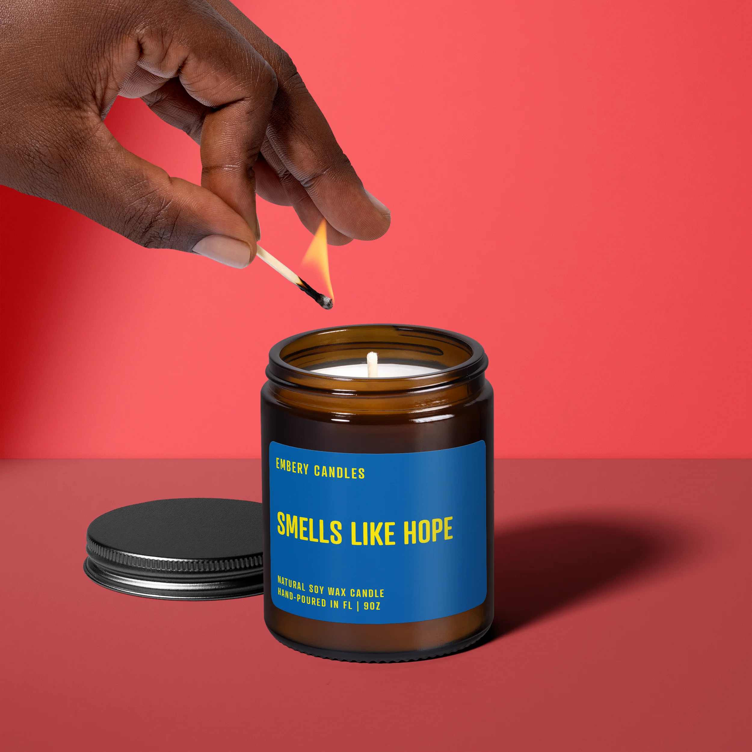 Smells Like Hope | Soy Wax Scented Candle - Image 2