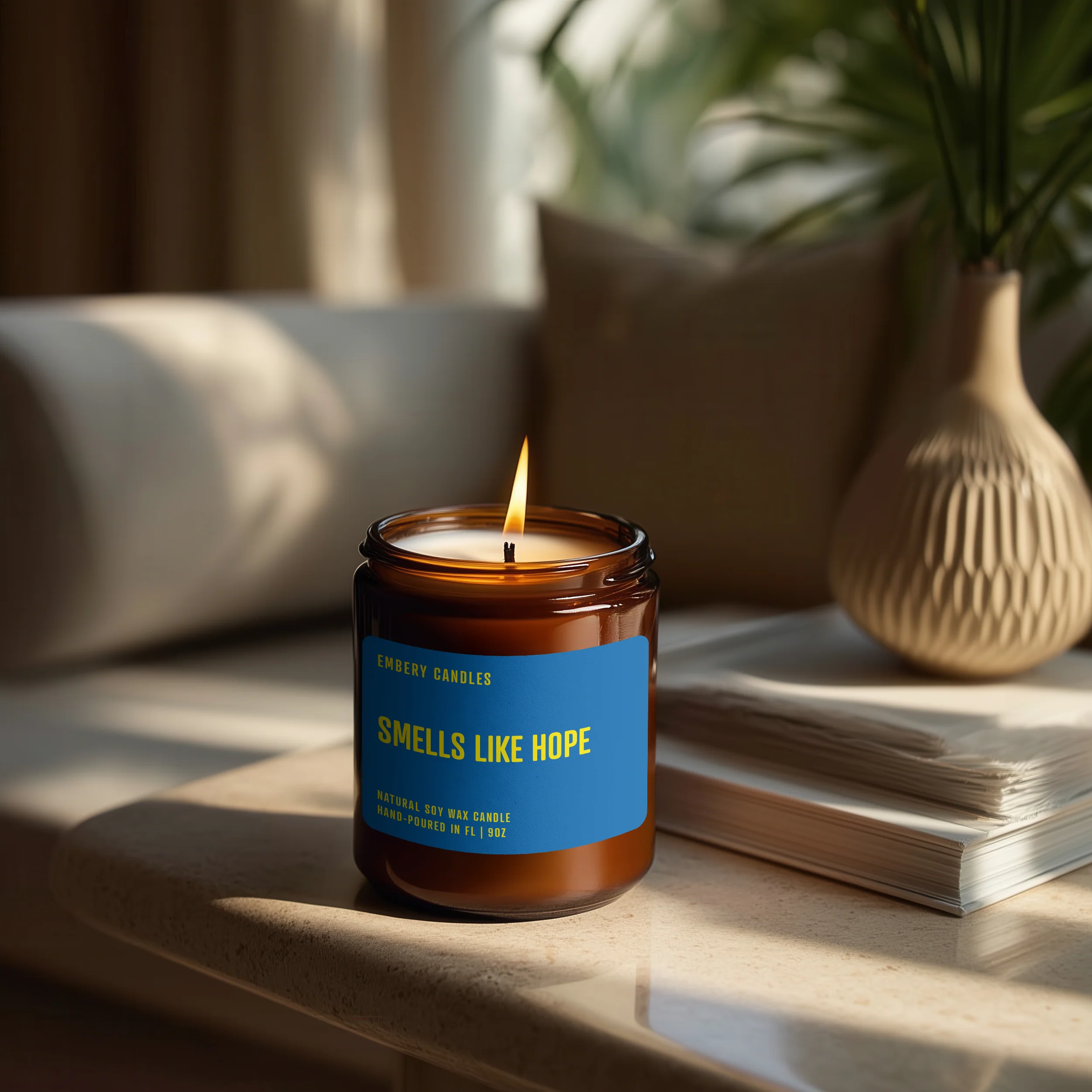 Smells Like Hope | Soy Wax Scented Candle - Image 3