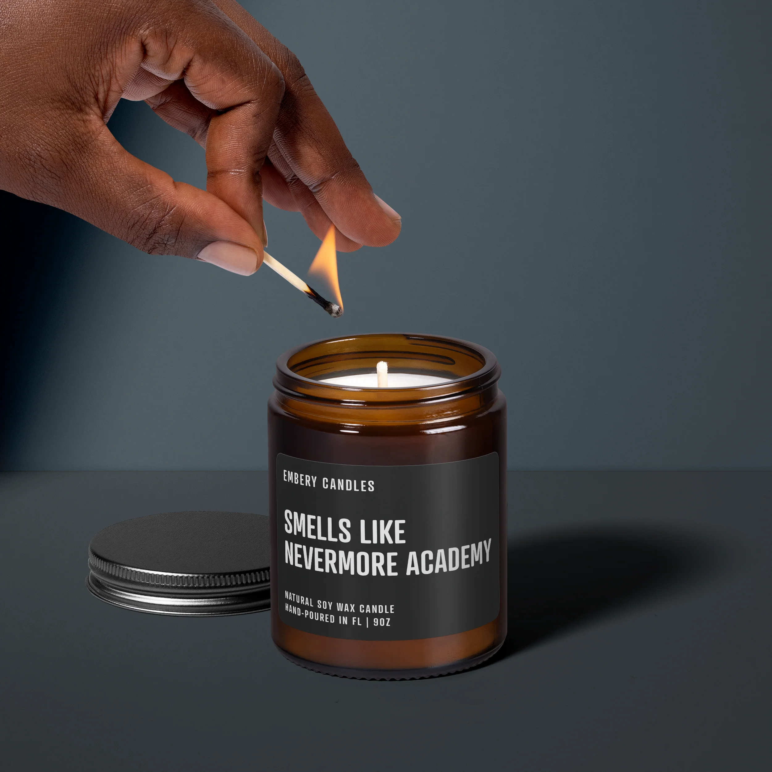Smells Like Nevermore Academy | Soy Wax Scented Candle - Image 2