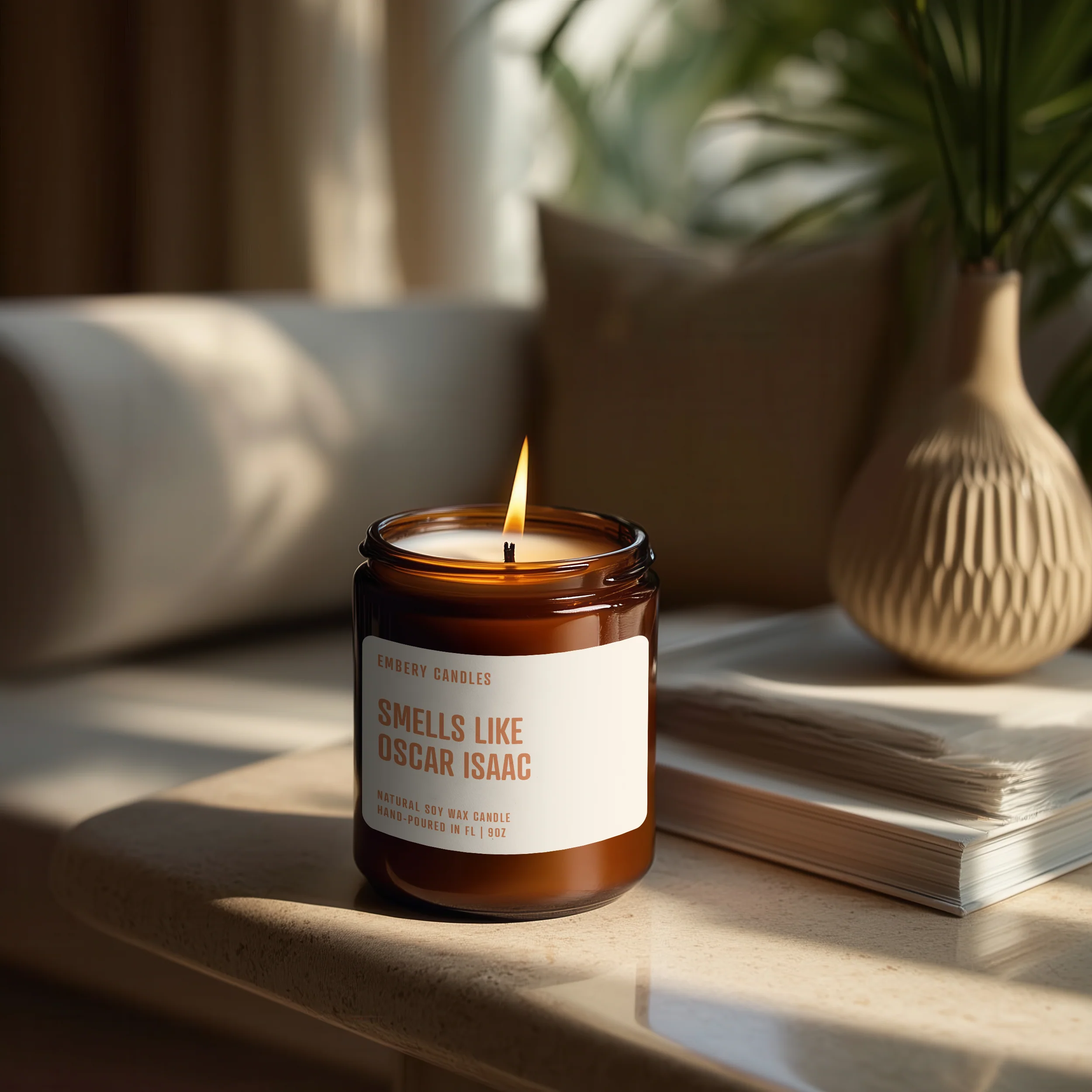 Smells Like Oscar Isaac | Soy Wax Scented Candle - Image 3