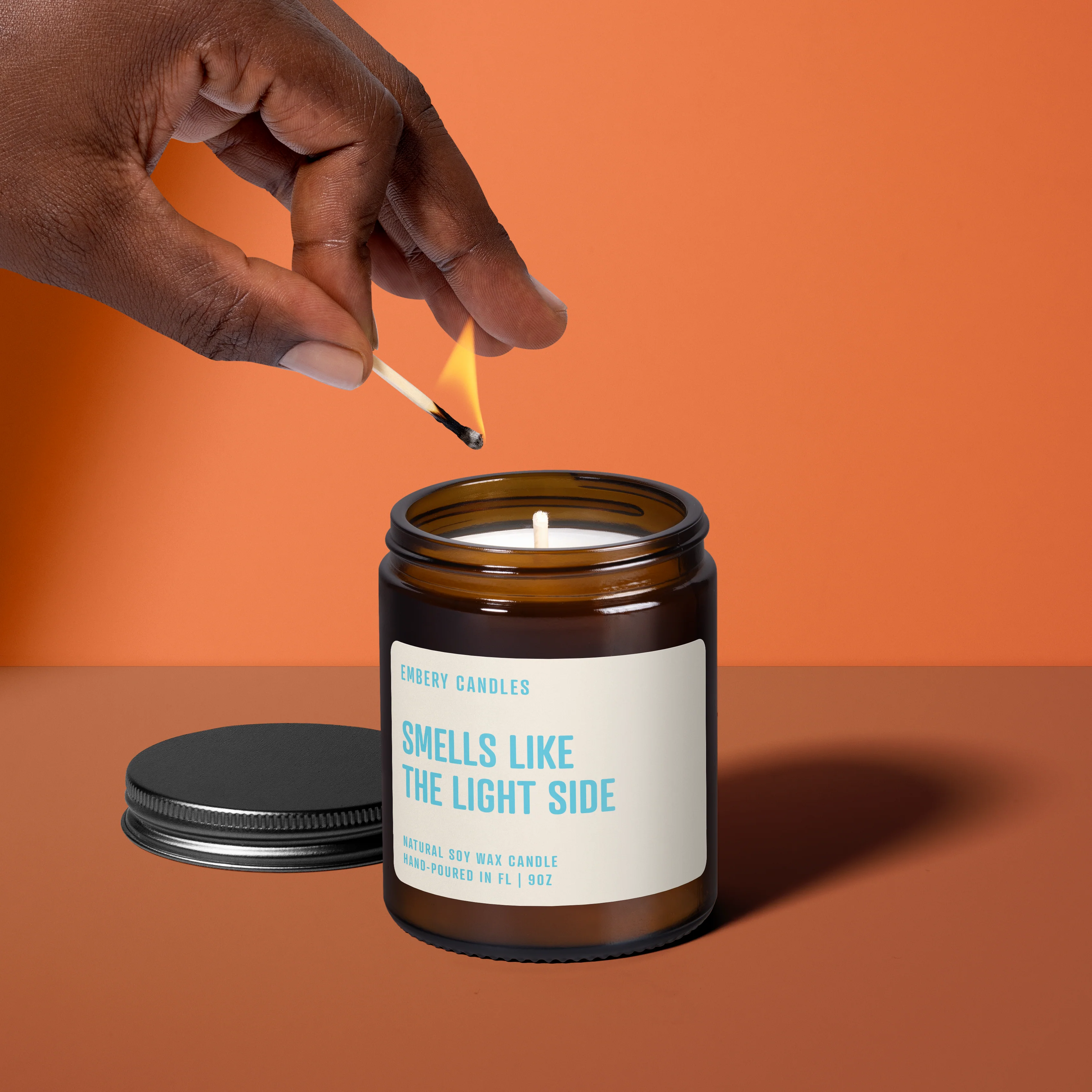 Smells Like the Light Side | Soy Wax Scented Candle - Image 2