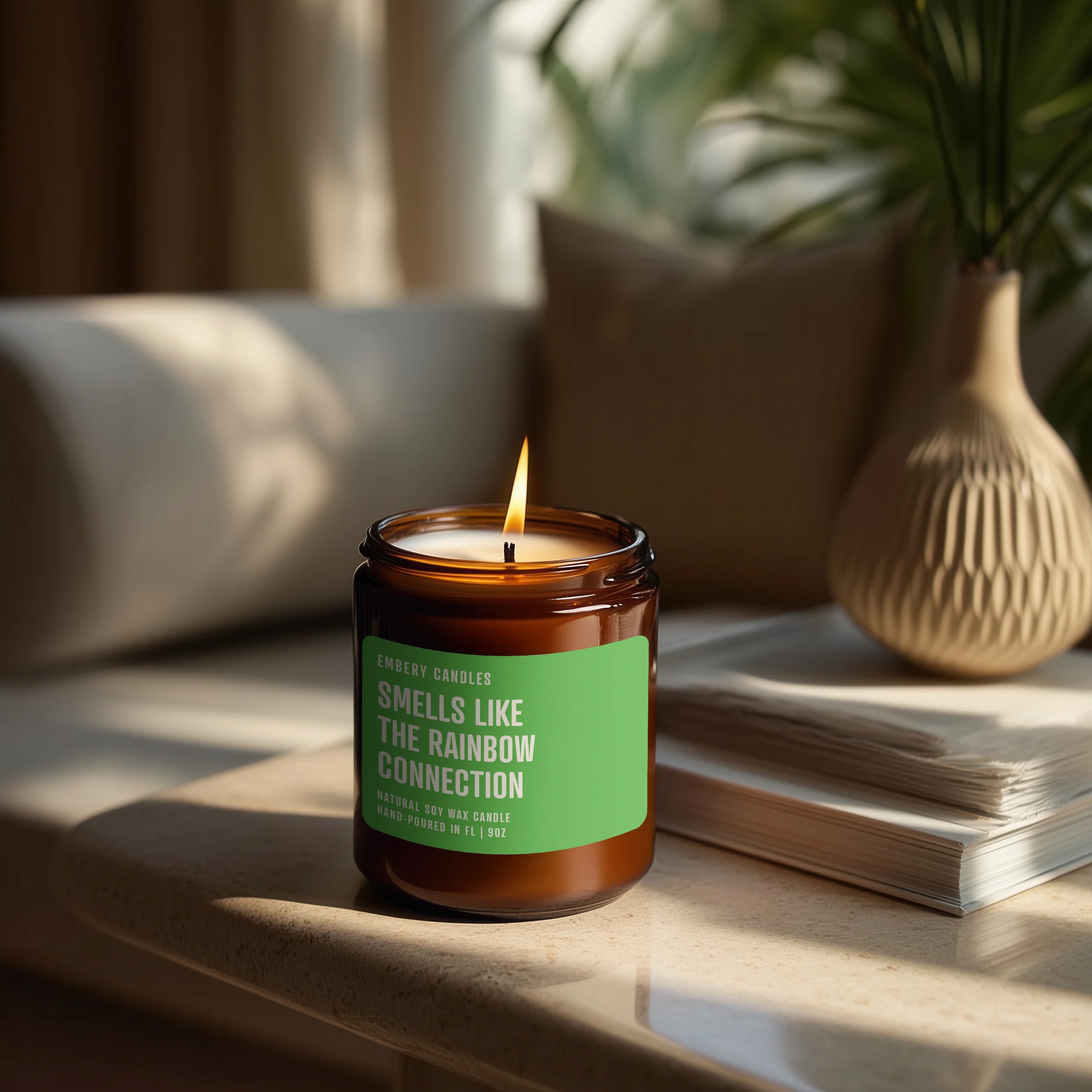 Smells Like the Rainbow Connection | Soy Wax Scented Candle - Image 3