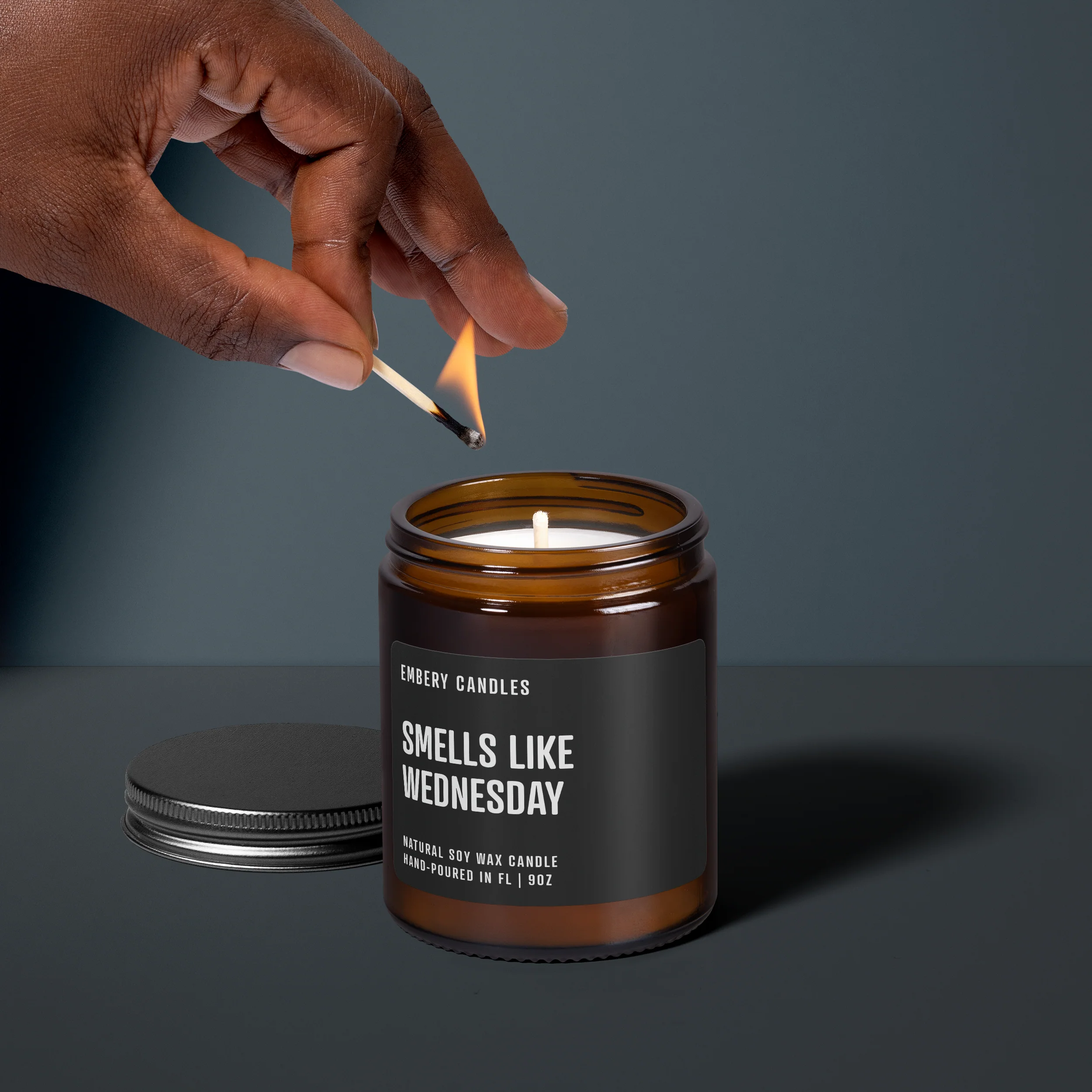 Smells Like Wednesday | Soy Wax Scented Candle - Image 2