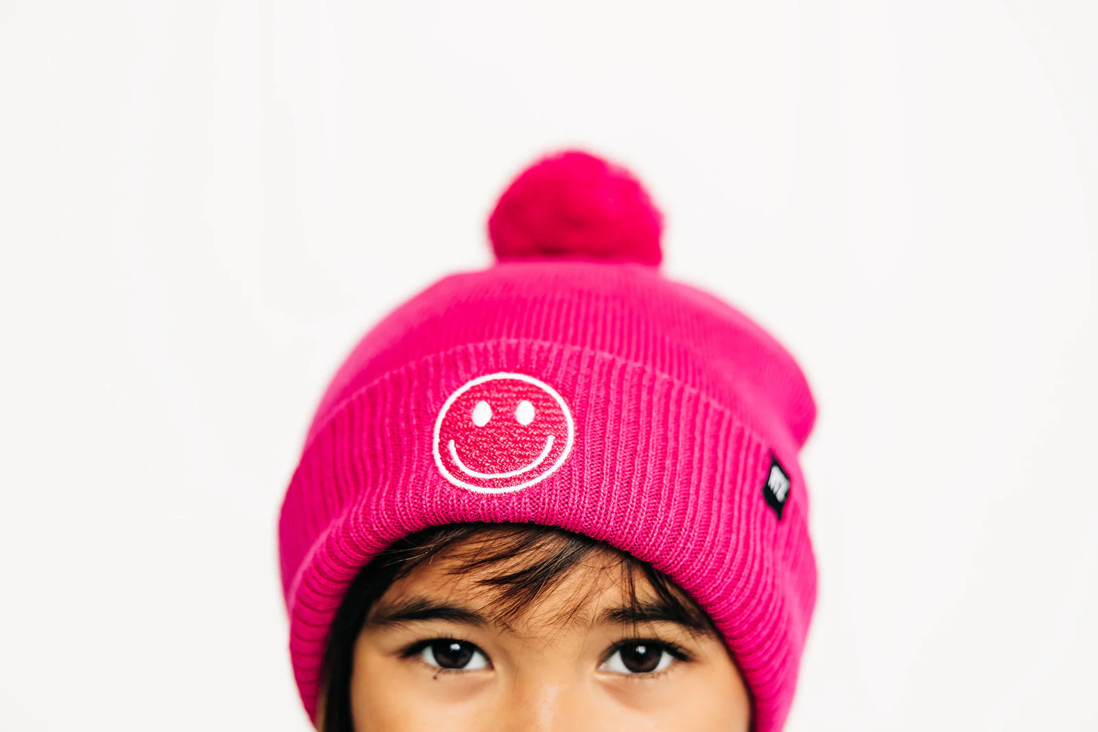 Smiley Pom Pom Hat - Image 11