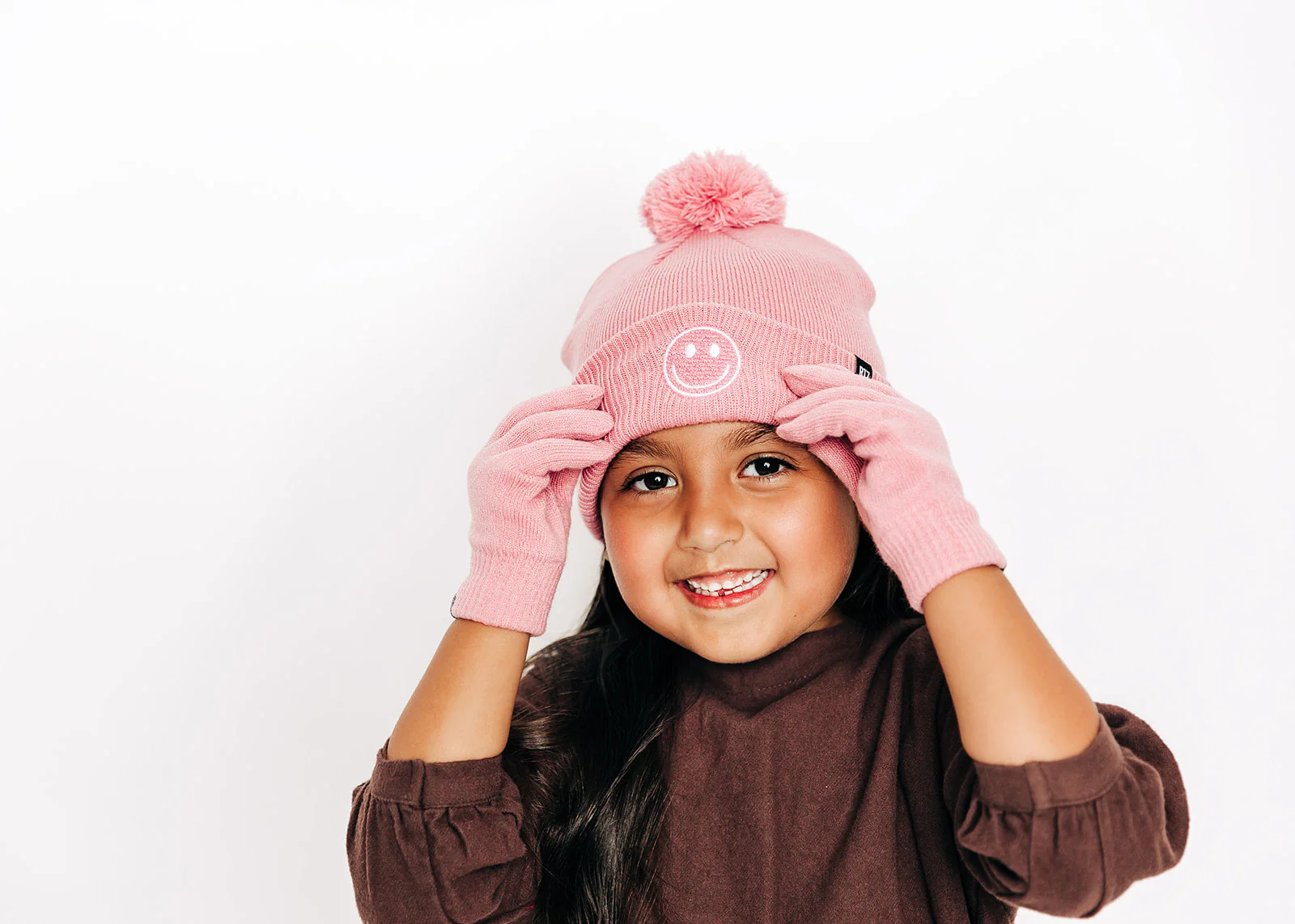Smiley Pom Pom Hat - Image 13