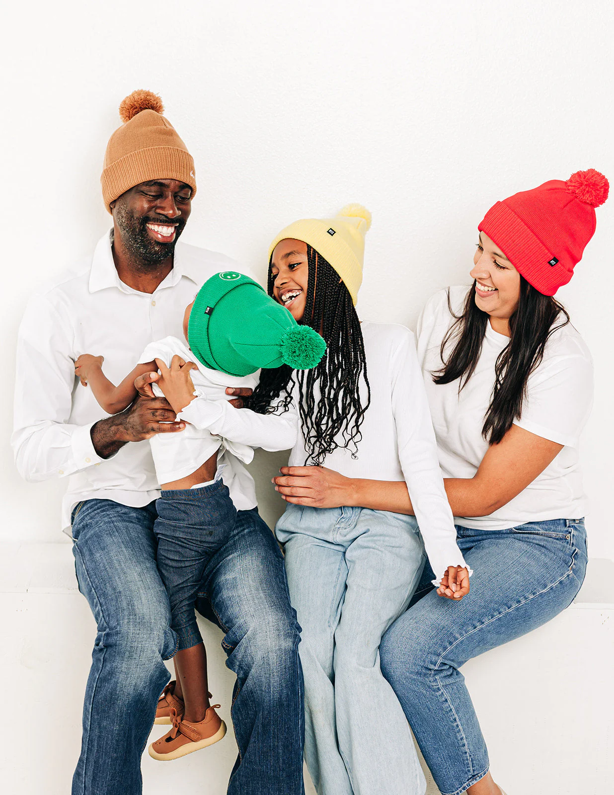 Smiley Pom Pom Hat - Image 18