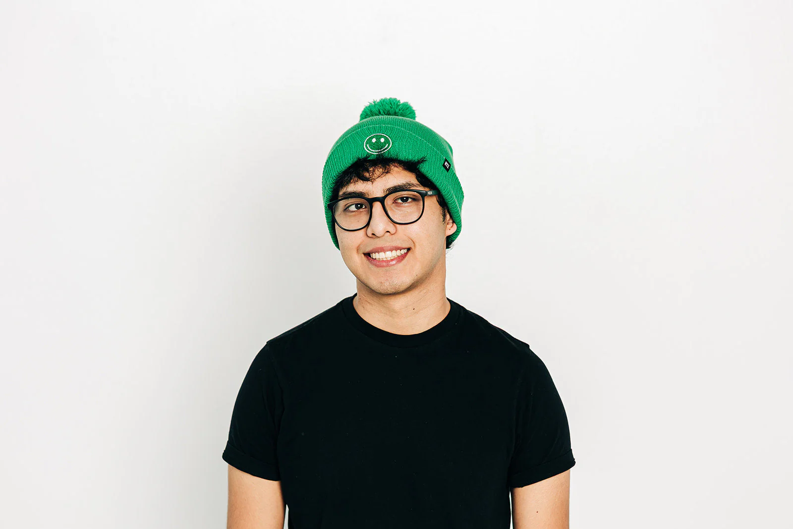 Smiley Pom Pom Hat - Image 19