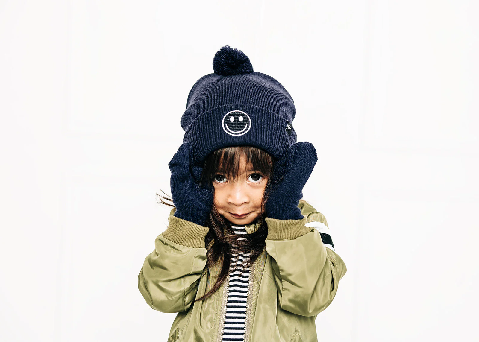 Smiley Pom Pom Hat - Image 28