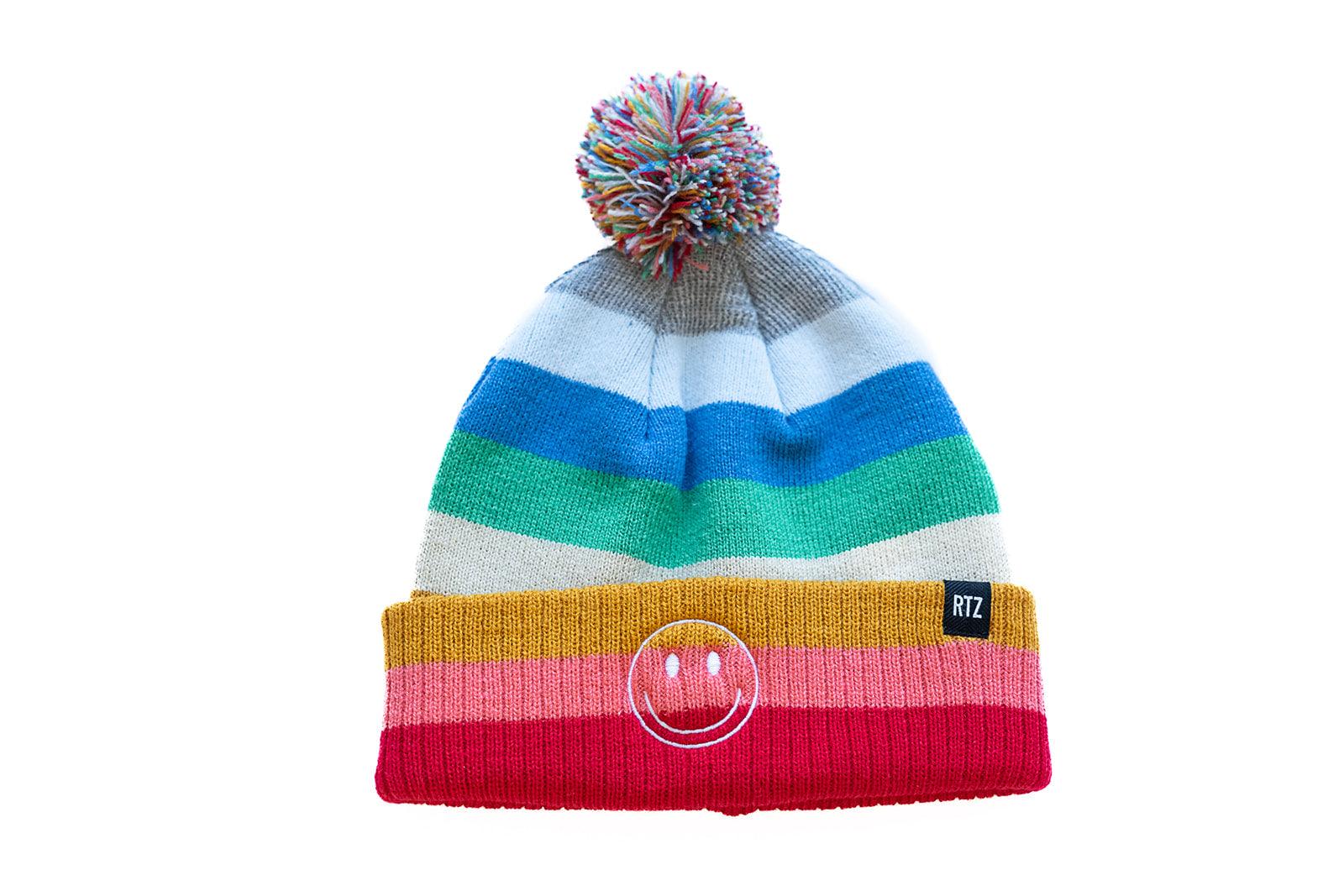 Smiley Pom Pom Hat - Image 3