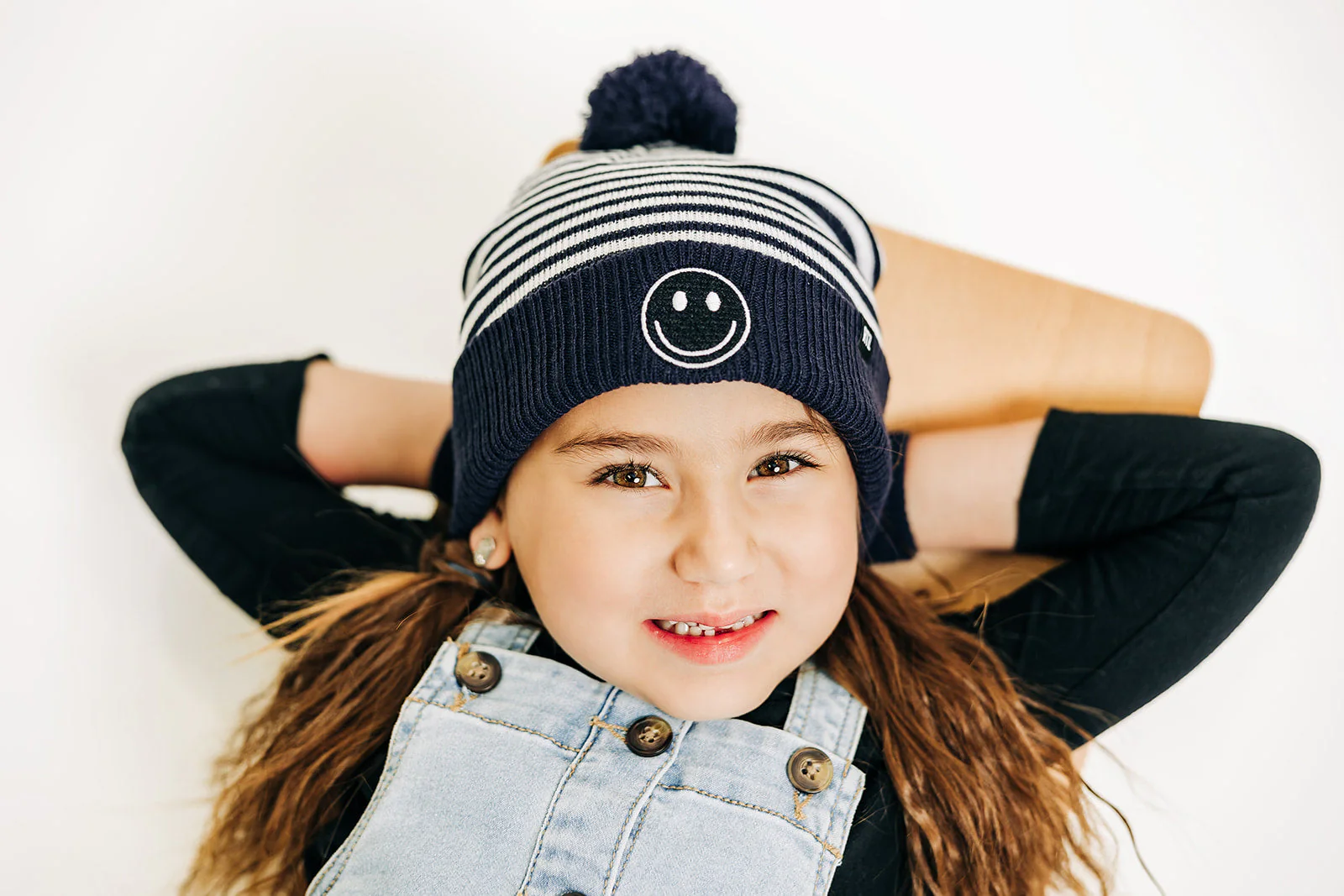 Smiley Pom Pom Hat - Image 36