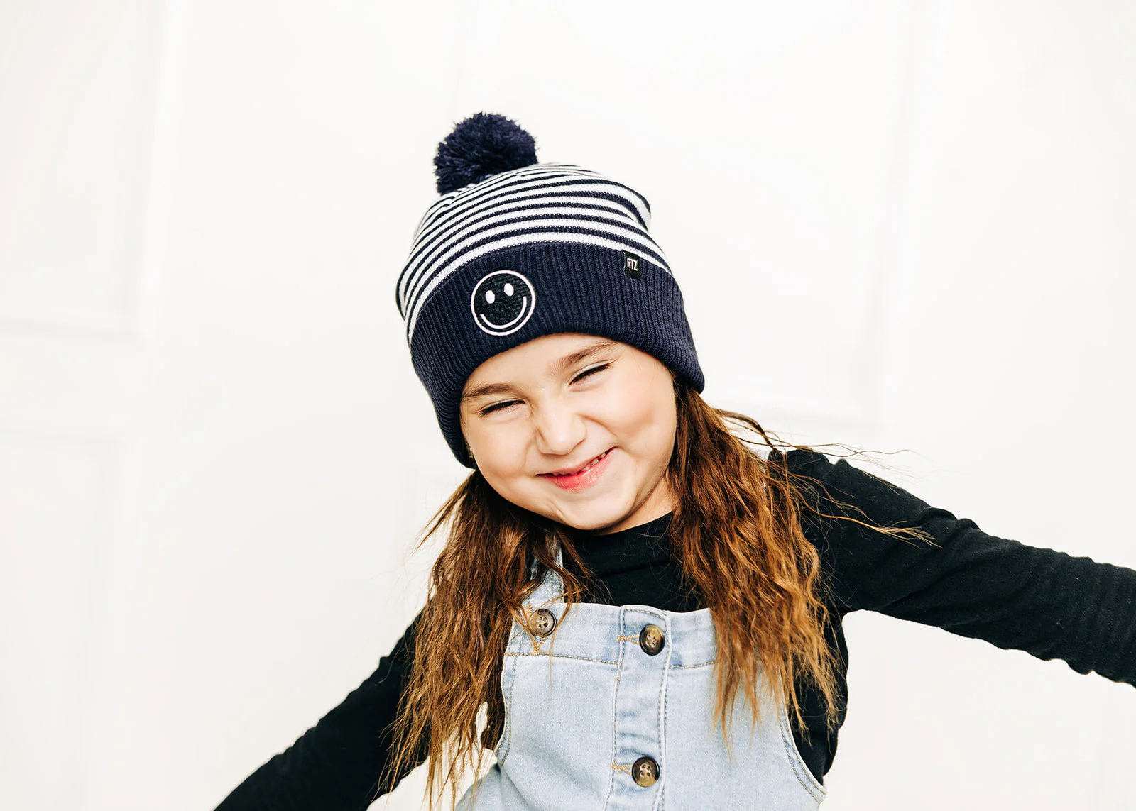 Smiley Pom Pom Hat - Image 38