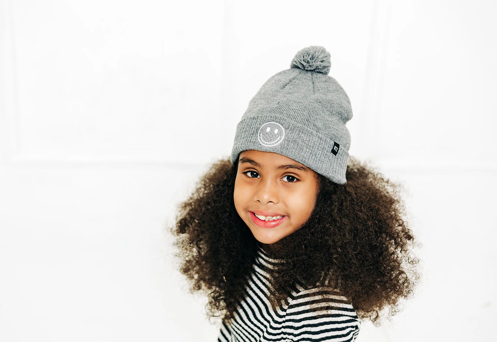 Smiley Pom Pom Hat - Image 39