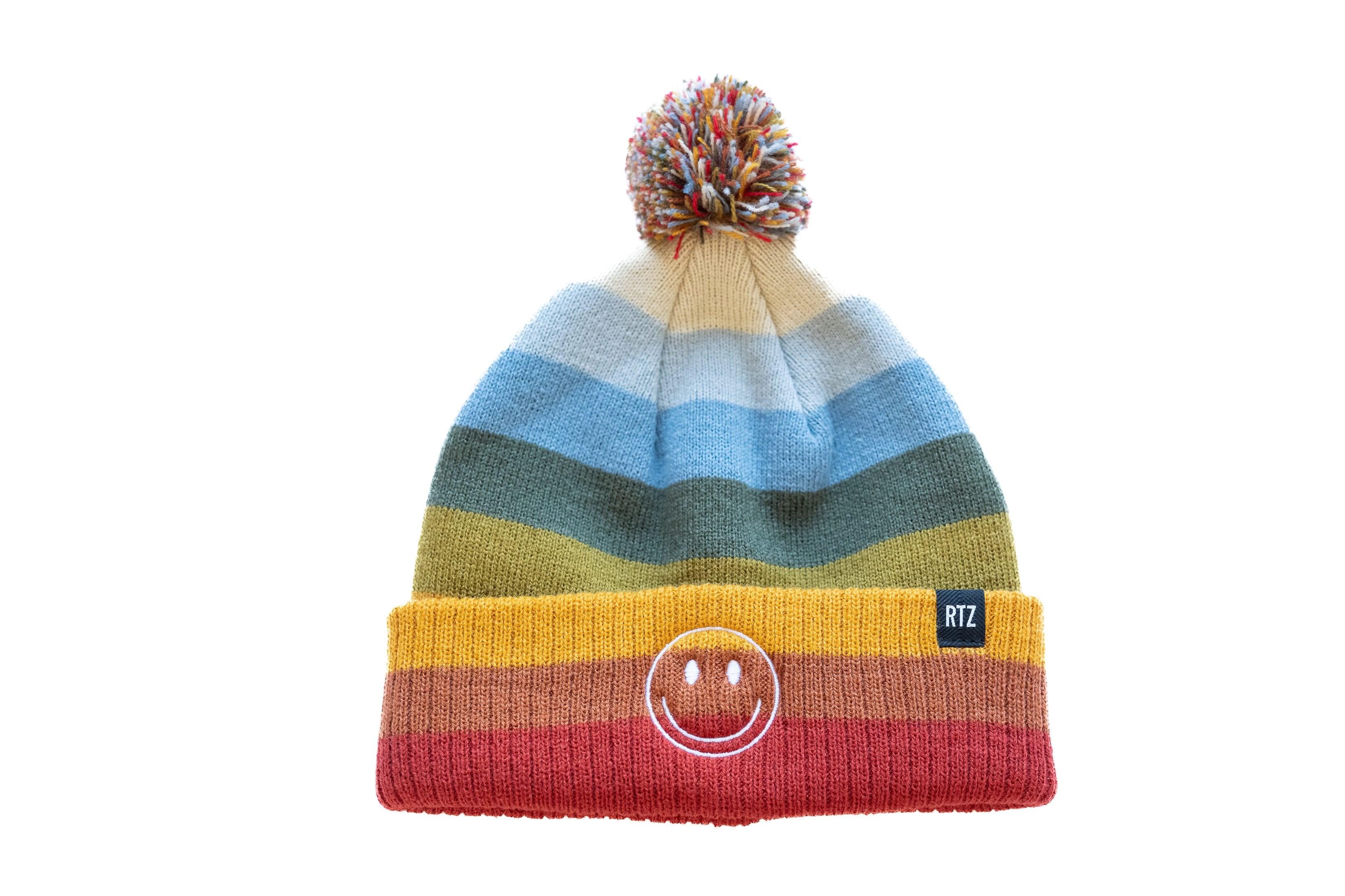 Smiley Pom Pom Hat - Image 6