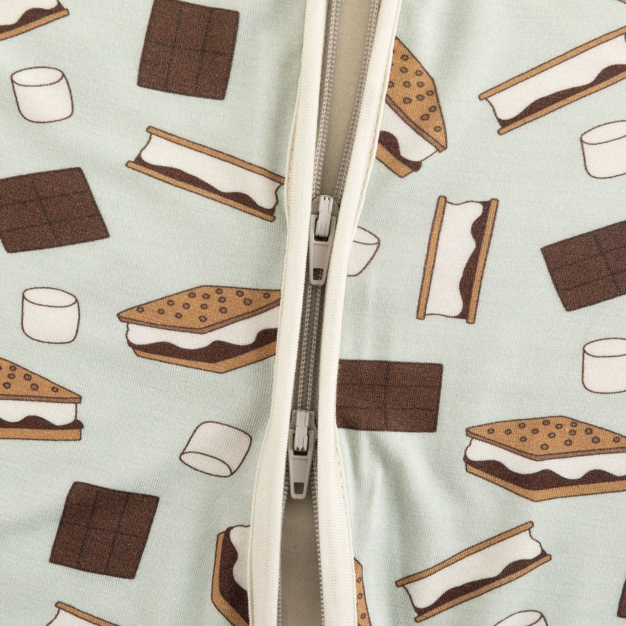 S'more to Love (Convertible Zip Footies) - Blue - Image 3