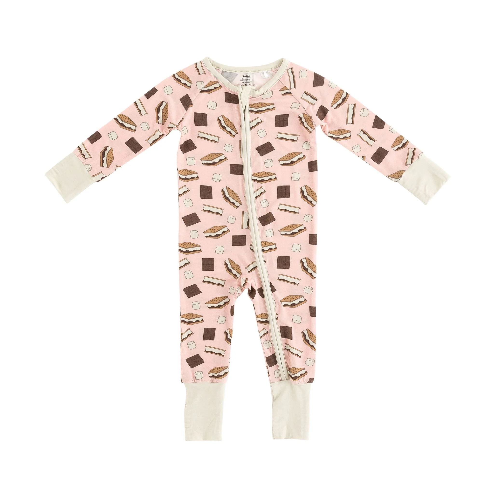 S'more to Love (Convertible Zip Footies) - Pink - Image 2