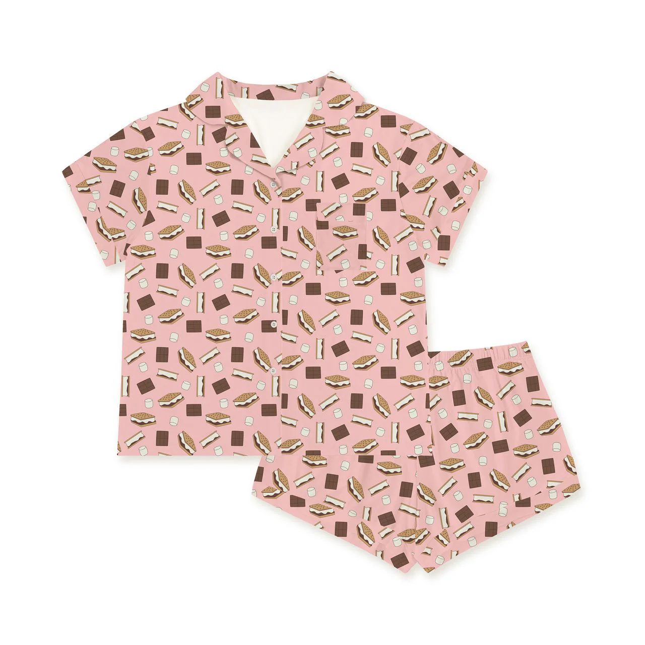 S'more to Love (Women's Short Sleeve PJ) - Pink - Image 2