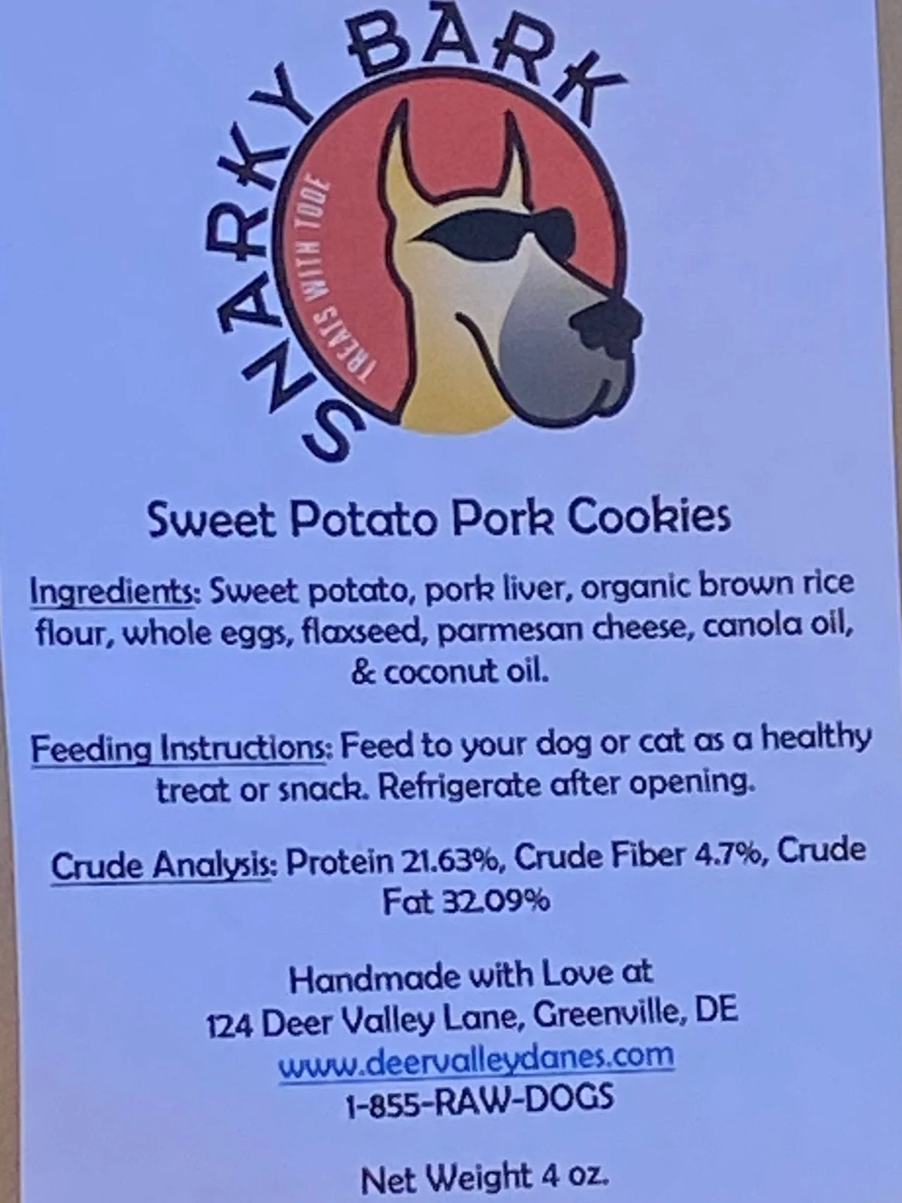 Snarky Bark Sweet Potato Pork Cookie Treats - Image 3