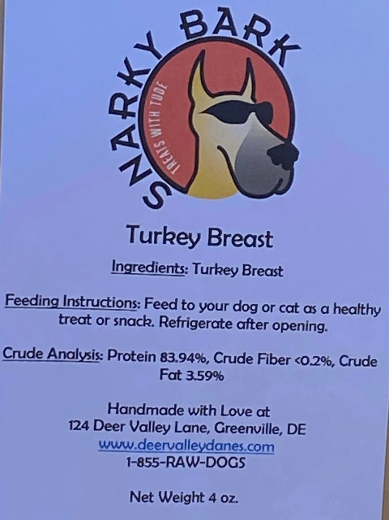 Snarky Bark Turkey Breast Jerky - Image 3